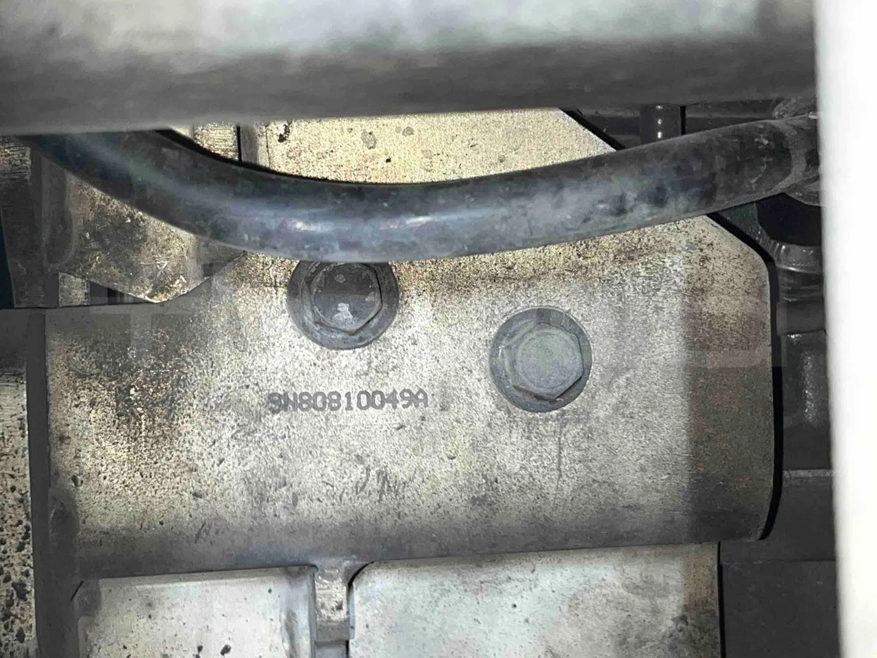 Iveco Ferqui Nora - EUR6 - 162kW - 9.070m - gearbox plate photo