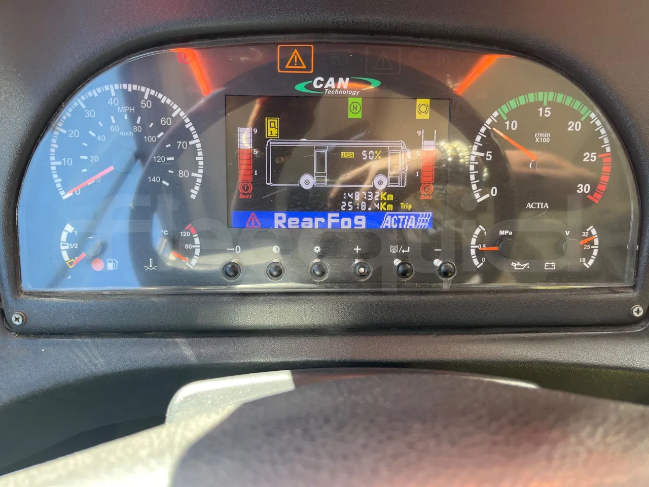 Ankai HFF6110GS1 ANKAI - Euro5 - 209kW - 11.400mt - dashboard lights on