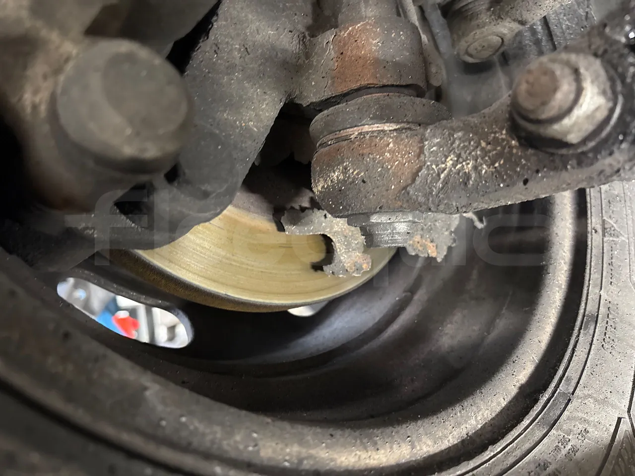 Iveco A50C17 f1CE - EURO4-122kw-7.800m - front discs left