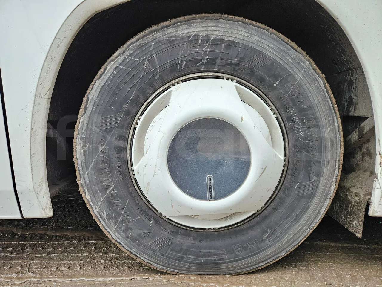 Neoplan Skyliner L- EURO 6 - 368 kW - 14.00m - front left tire measurements