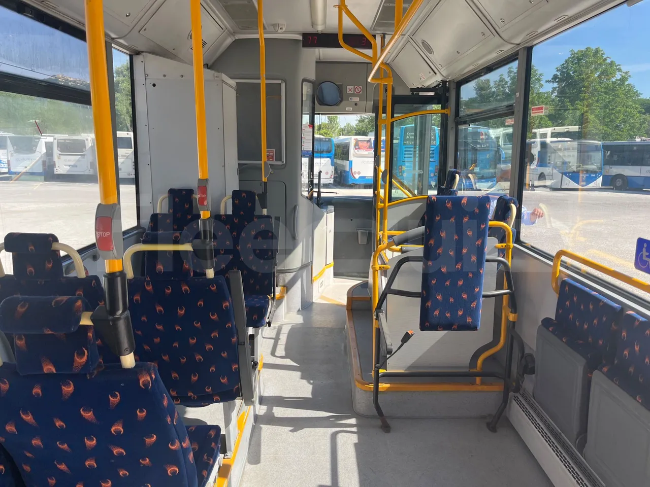 Man Lion's City T A78 - EUR4 - 191kW - 11.857m - forward view all seats last row height