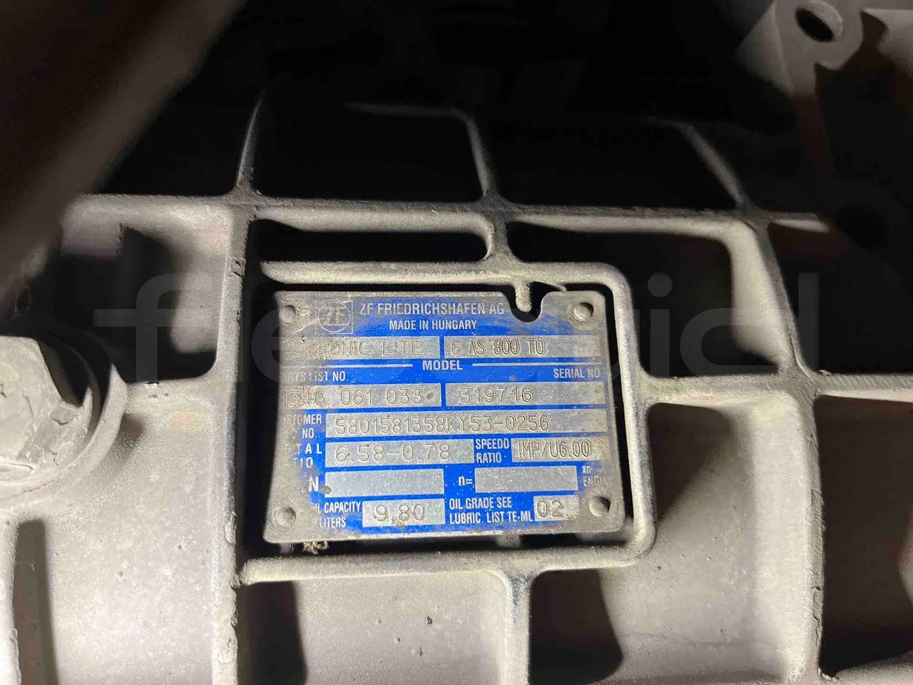 Iveco Mago 2 - Gearbox Plate