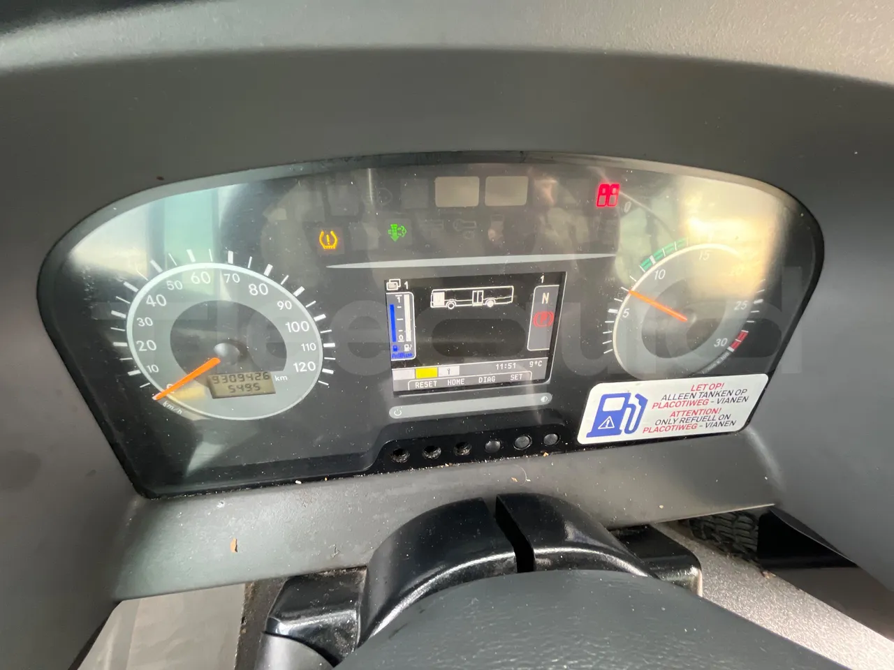 Mercedes-Benz Citaro 628 02 - Euro 6 - 220 kW - 12.140 mt - dashboard lights on