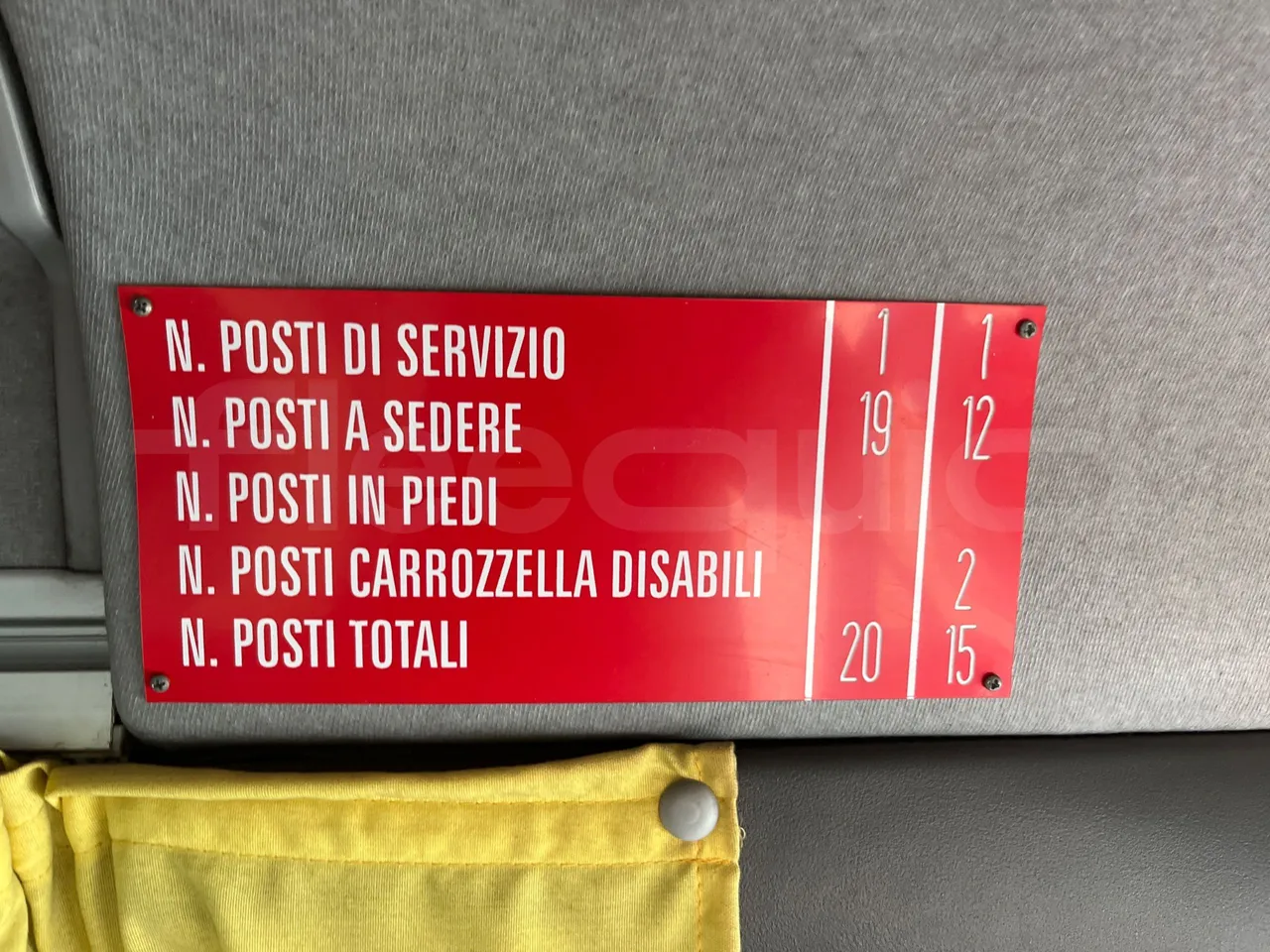 Iveco Daily A50/E4/20/C - Euro4 - 130kW - 6.948mt - seat plate photo