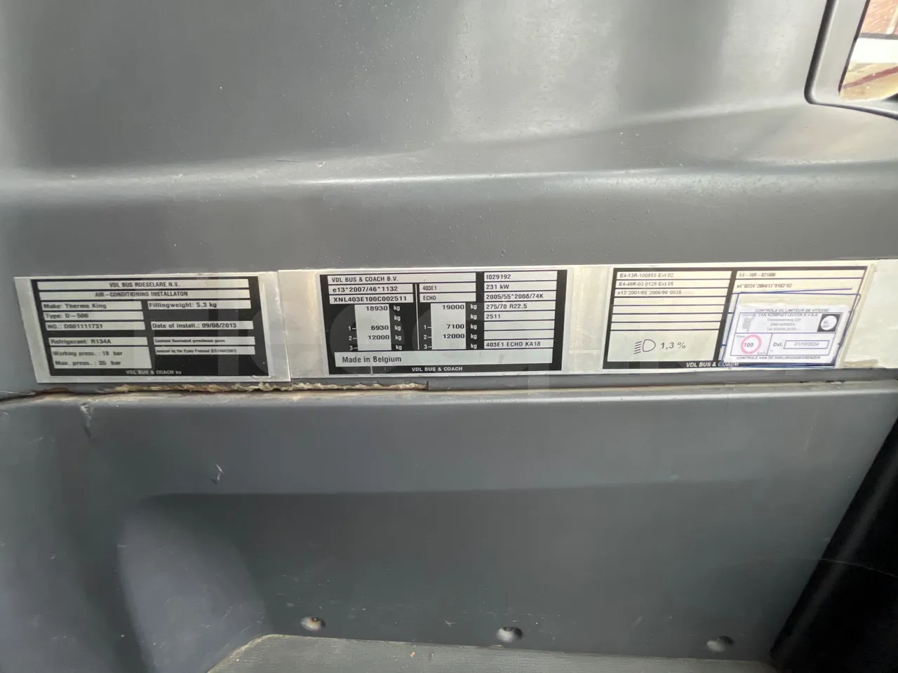 Vdl Citea SLE-120/310 - Euro5 - 231kW - 12mt - vehicle plate photo