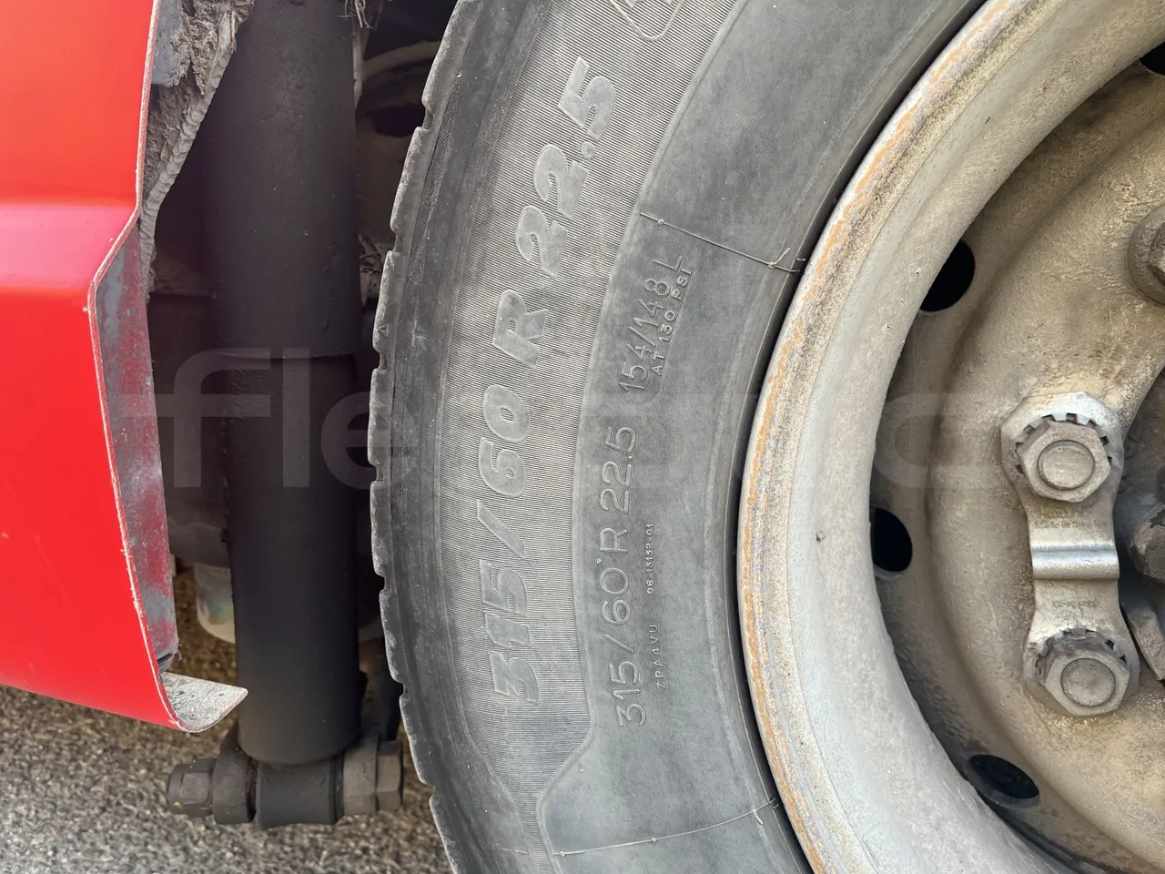 Iveco Heuliez Gx117 - Second Axle Left Side: Tyre Size