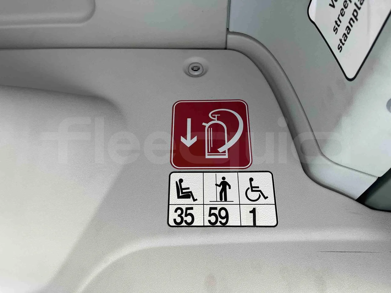Mercedes-Benz Citaro - seat plate photo