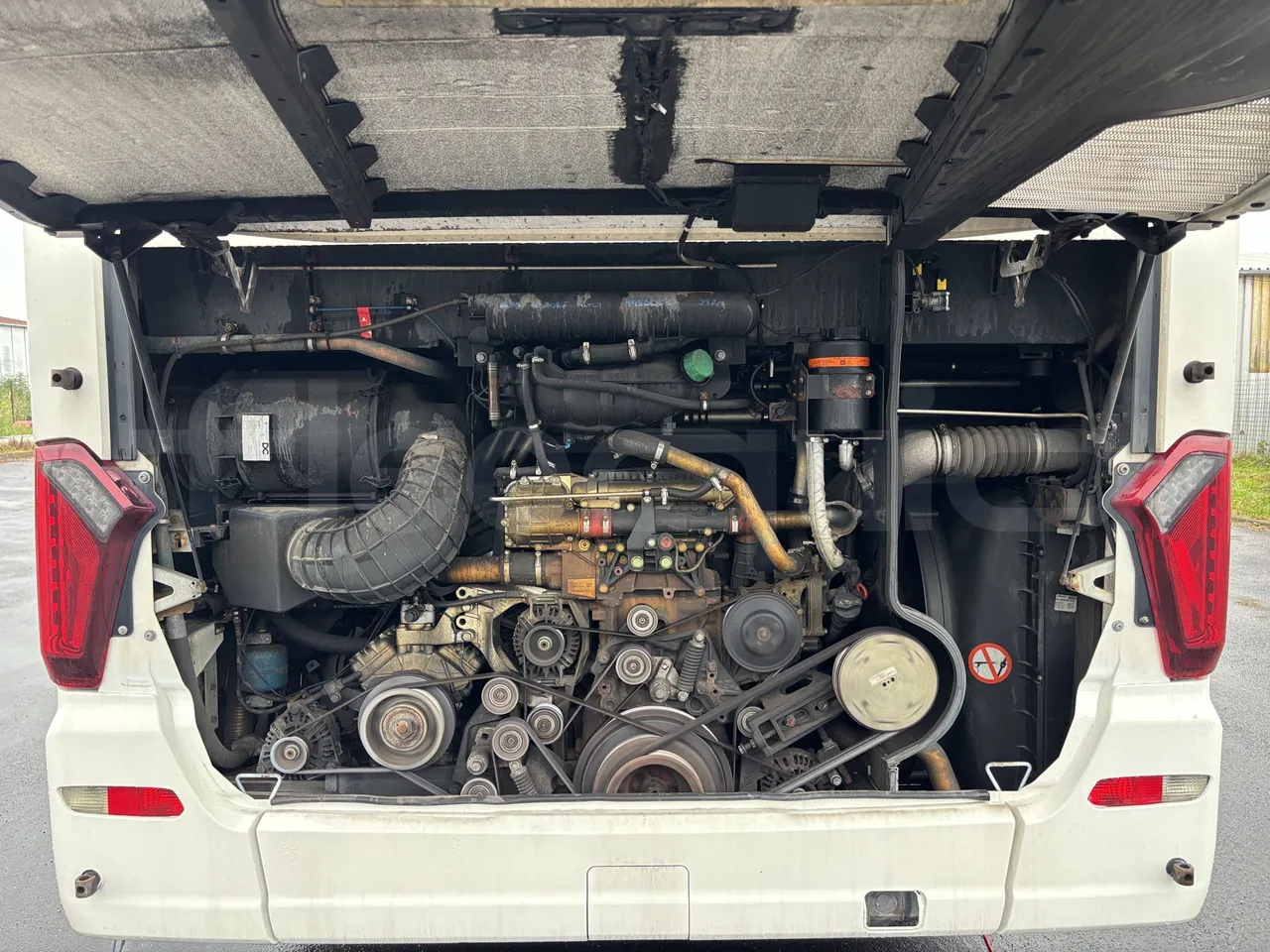 Setra S517 - Rear Hatch Open