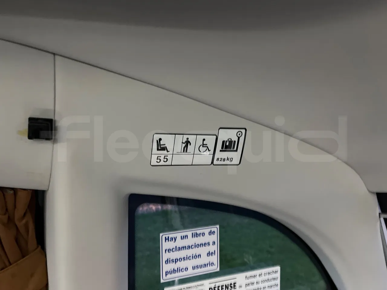 Irizar i6 I6S 13.35 - Euro 6 - 300kW - 12.920 mt - seat plate photo