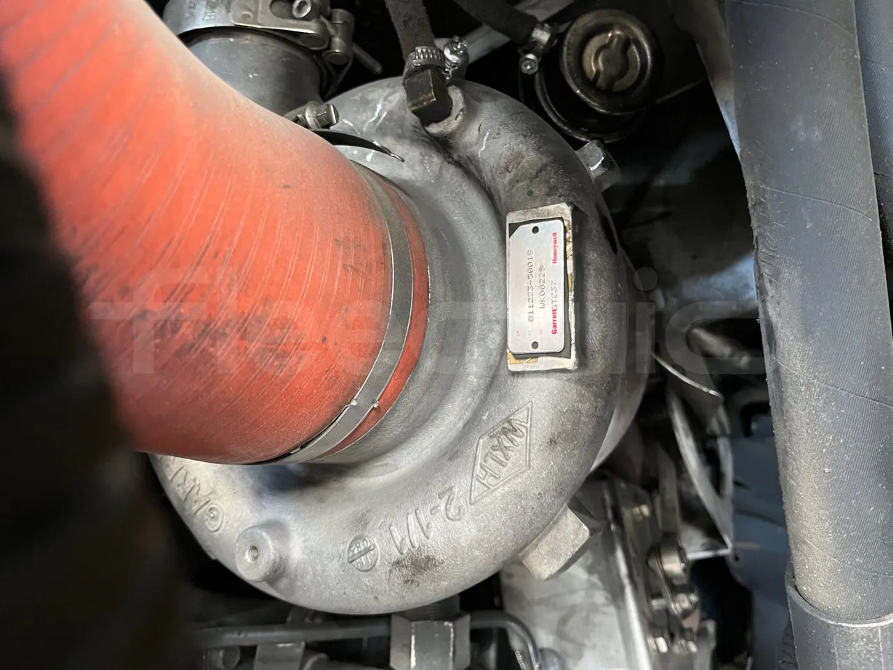 Iveco Crossway CBLE4/00 - EUR6 - 265kW - 12.965m - engine plate photo