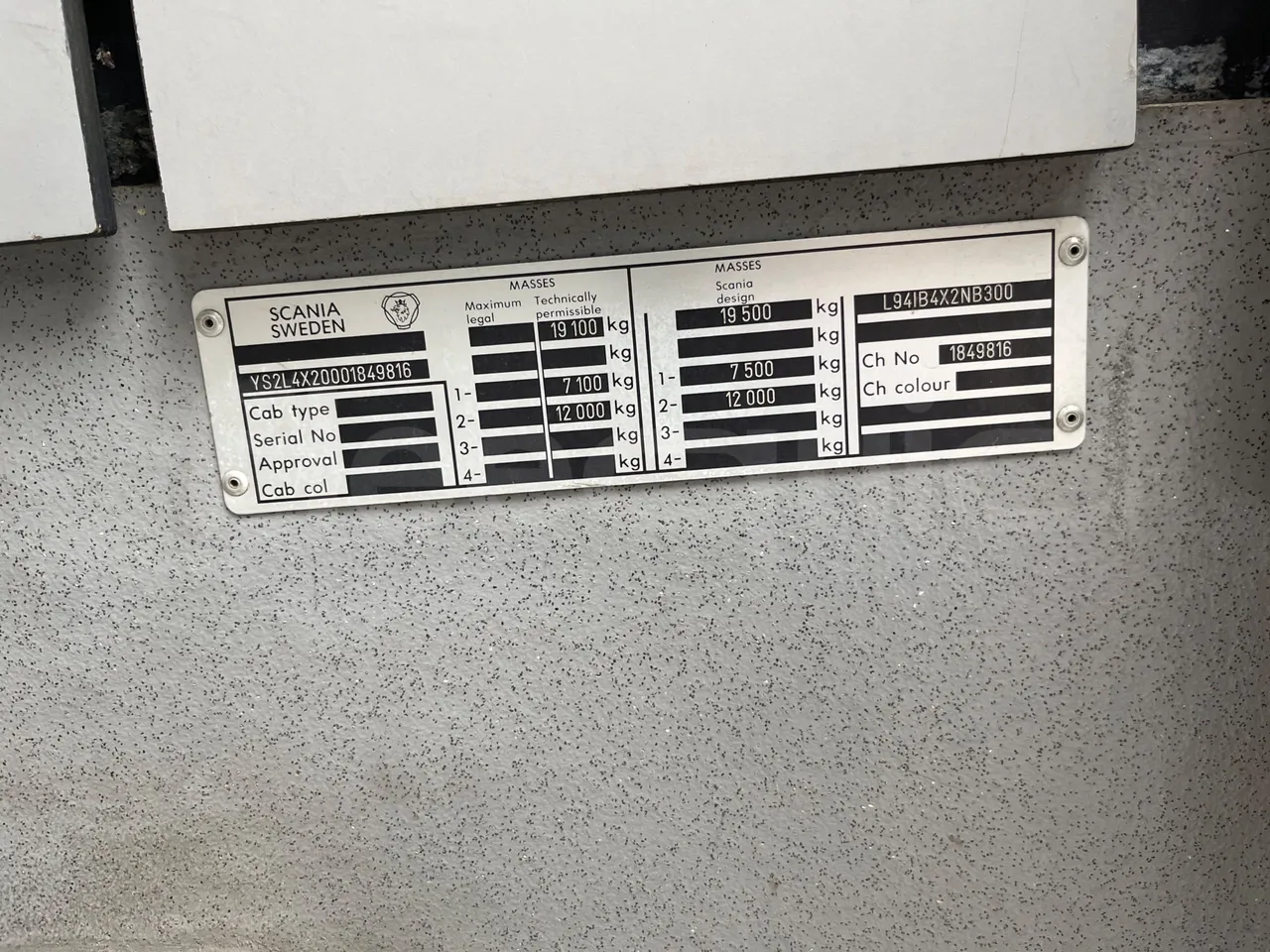 Scania Omniline IL94IB - Euro3 - 221kW - 12mt - vehicle plate photo
