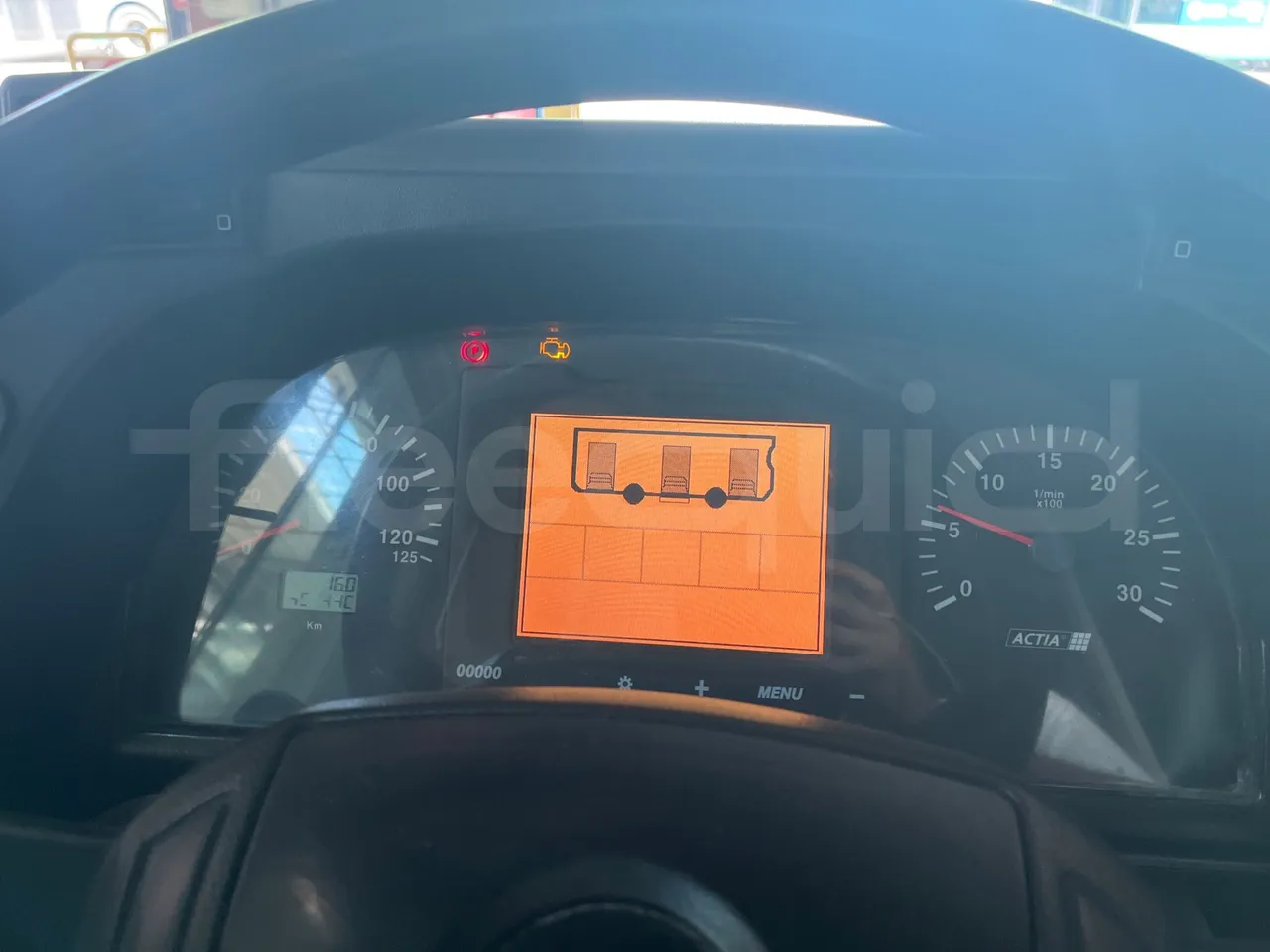 Iveco Citelis - dashboard lights on