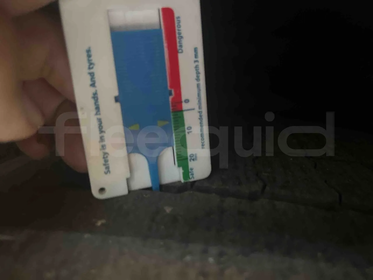 Iveco Citelis - front left tire measurements