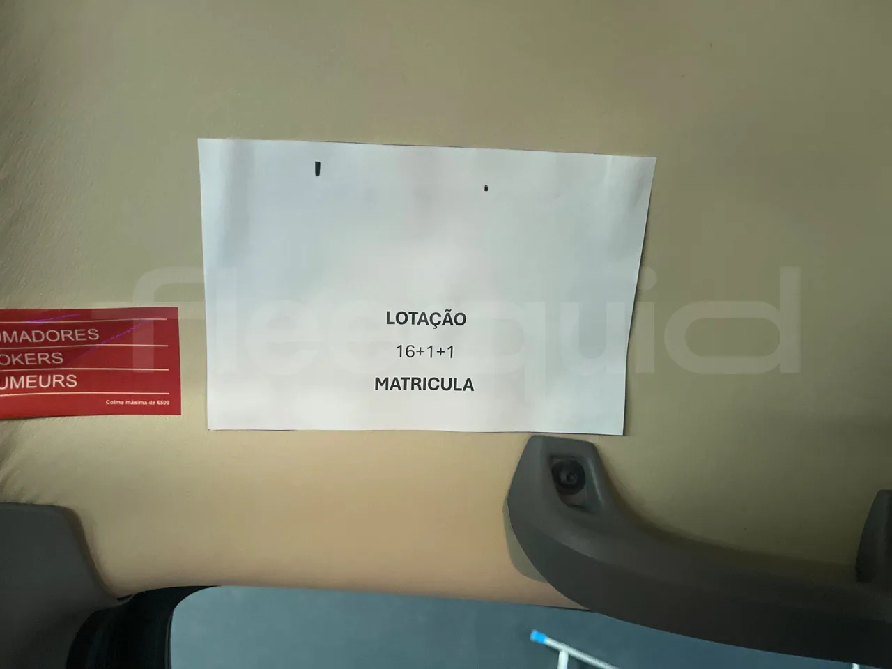 Mercedes-Benz Sprinter 906BB50  - Euro6 - 140kW - 7.360mt - seat plate photo