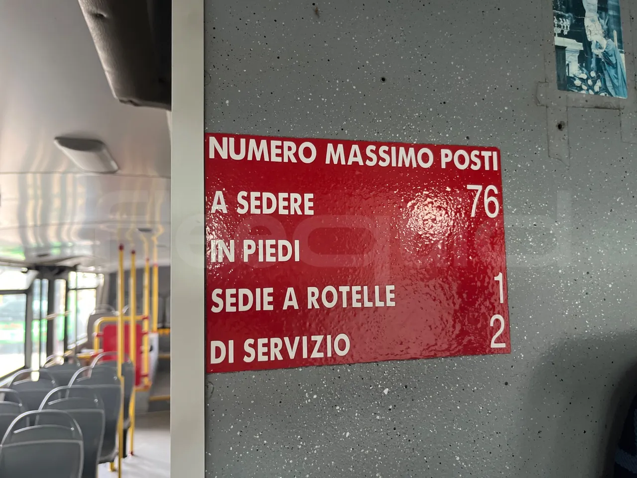 Volvo B9 Bravo I City-EUR5-193Kw-11,95m - seat plate photo