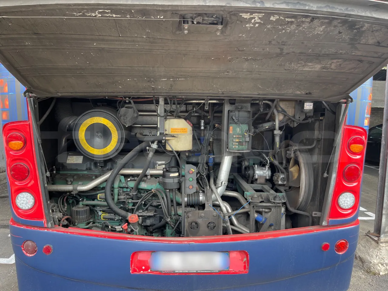 Volvo B9 Bravo I City-EUR5-193Kw-11,95m - rear hatch open