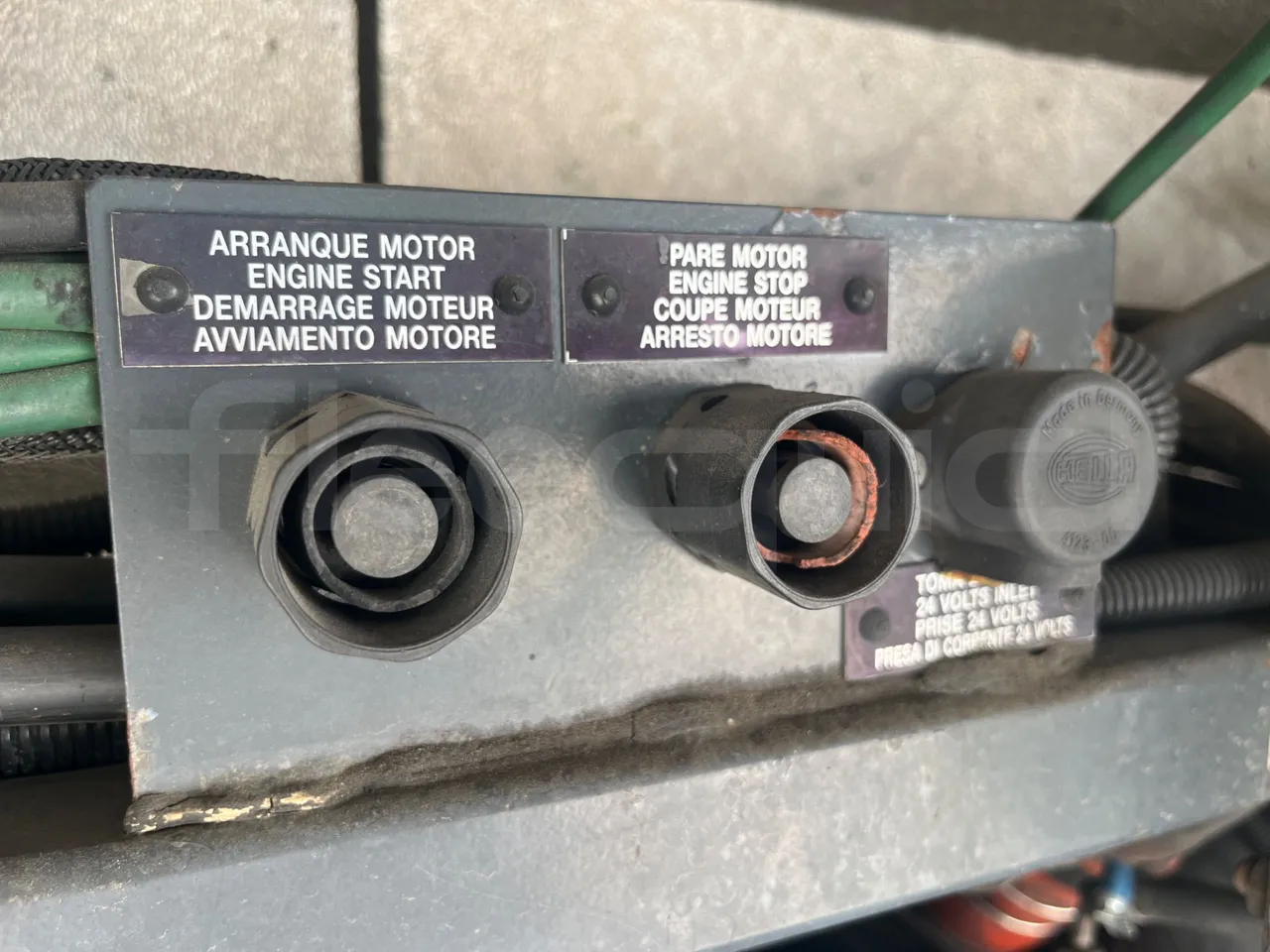 Iveco 389 - fire extinguishing system