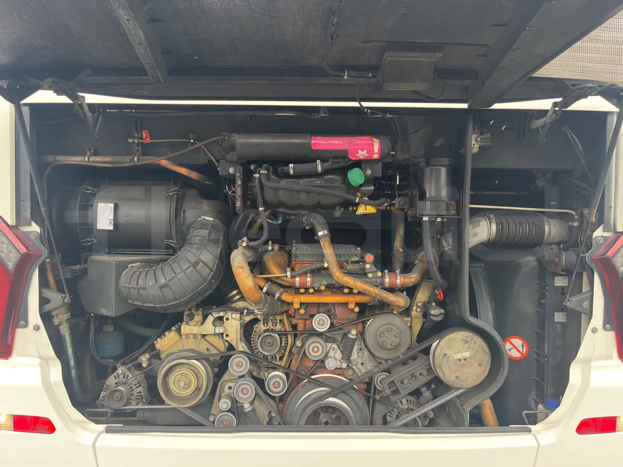 Setra S516 HD/2  - Euro6 - 315kW - 13.120mt - rear hatch open