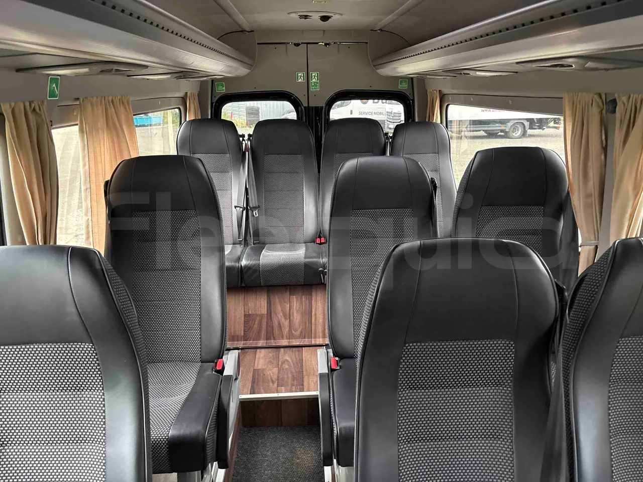 Mercedes-Benz Sprinter - reverse view middle aisle