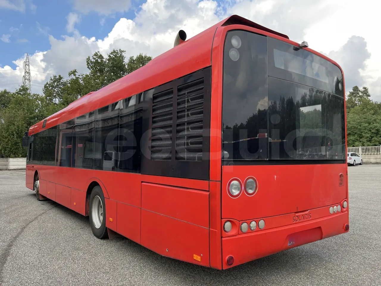 Solaris Urbino - right side doors open