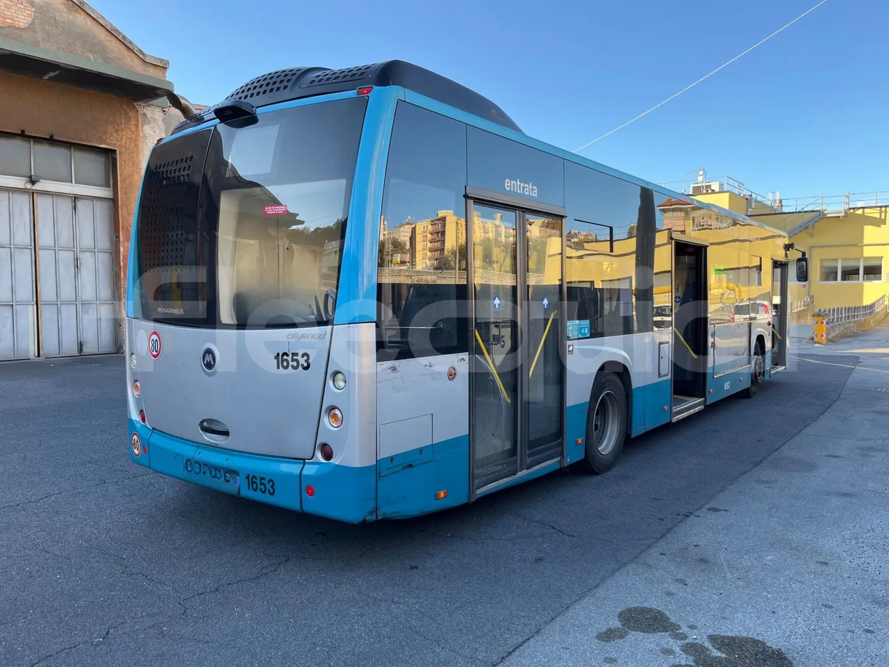 BredaMenarinibus CityMood 12,1M - rear hatch open (mandatory  for bus to scrap)