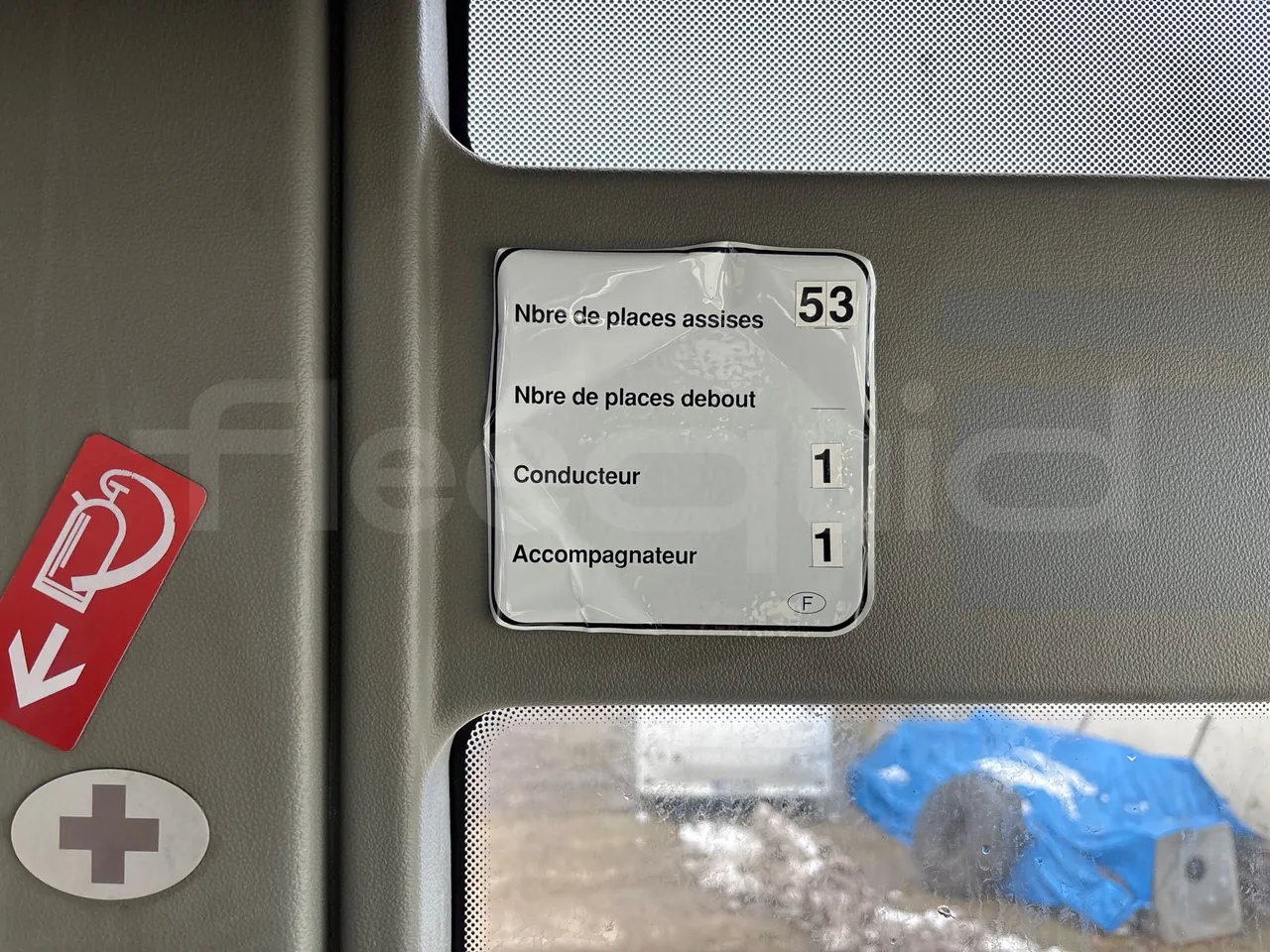 Setra S415 HD - EURO 5 - 310KW - 12m - seat plate photo