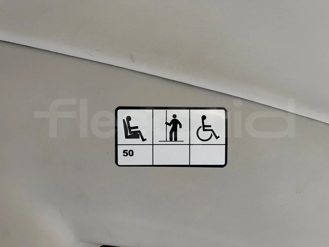 Irizar i6 13.35 - EUR6 - 320kW - 12.920m - seat plate photo