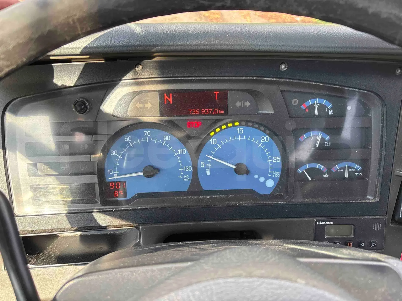 Irisbus Ares SFR116 - Euro4 - 256kW - 11.995mt - dashboard lights on