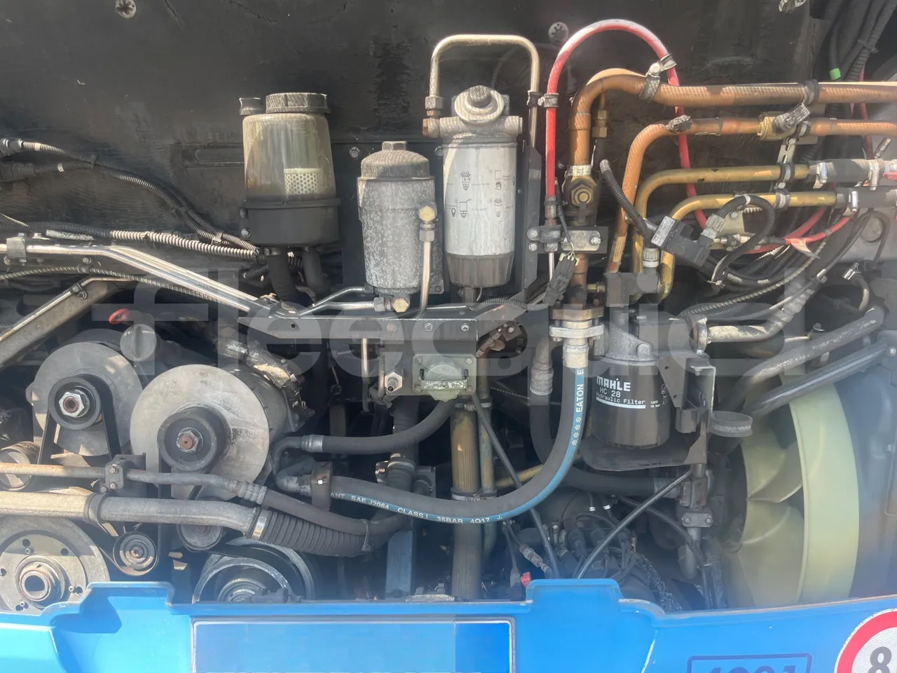 Mercedes-Benz Citaro O530G - EUR4 - 260kW - 17.94m - engine plate photo