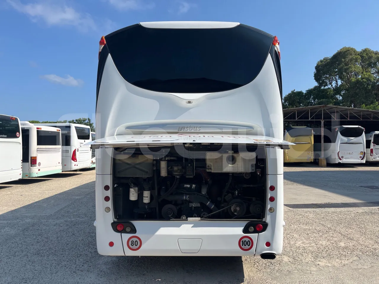 Iveco Magelys SFR210 - rear hatch open (mandatory for bus to scrap)