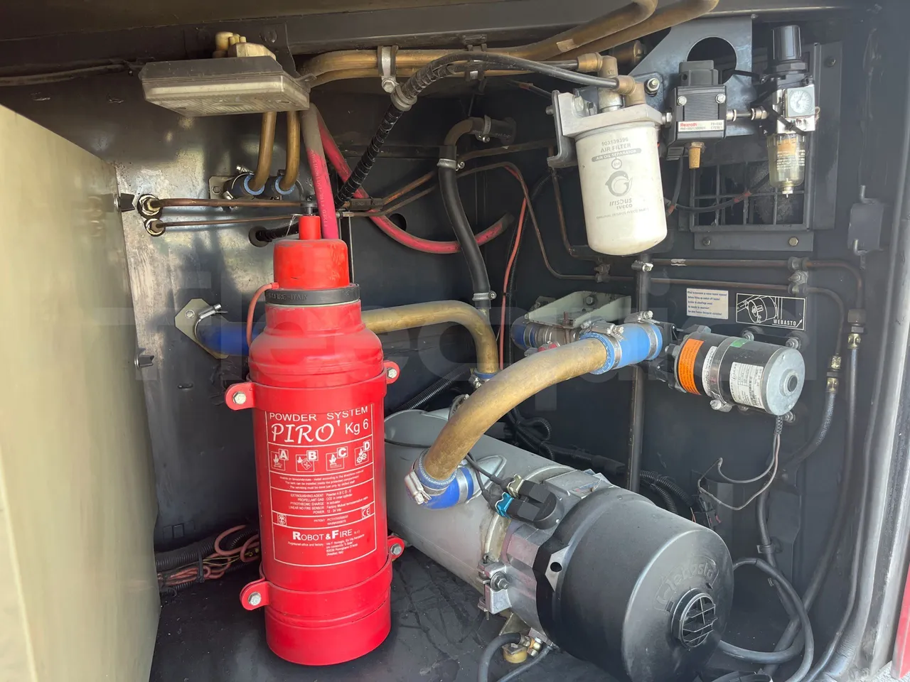 Iveco Arway - fire extinguishing system