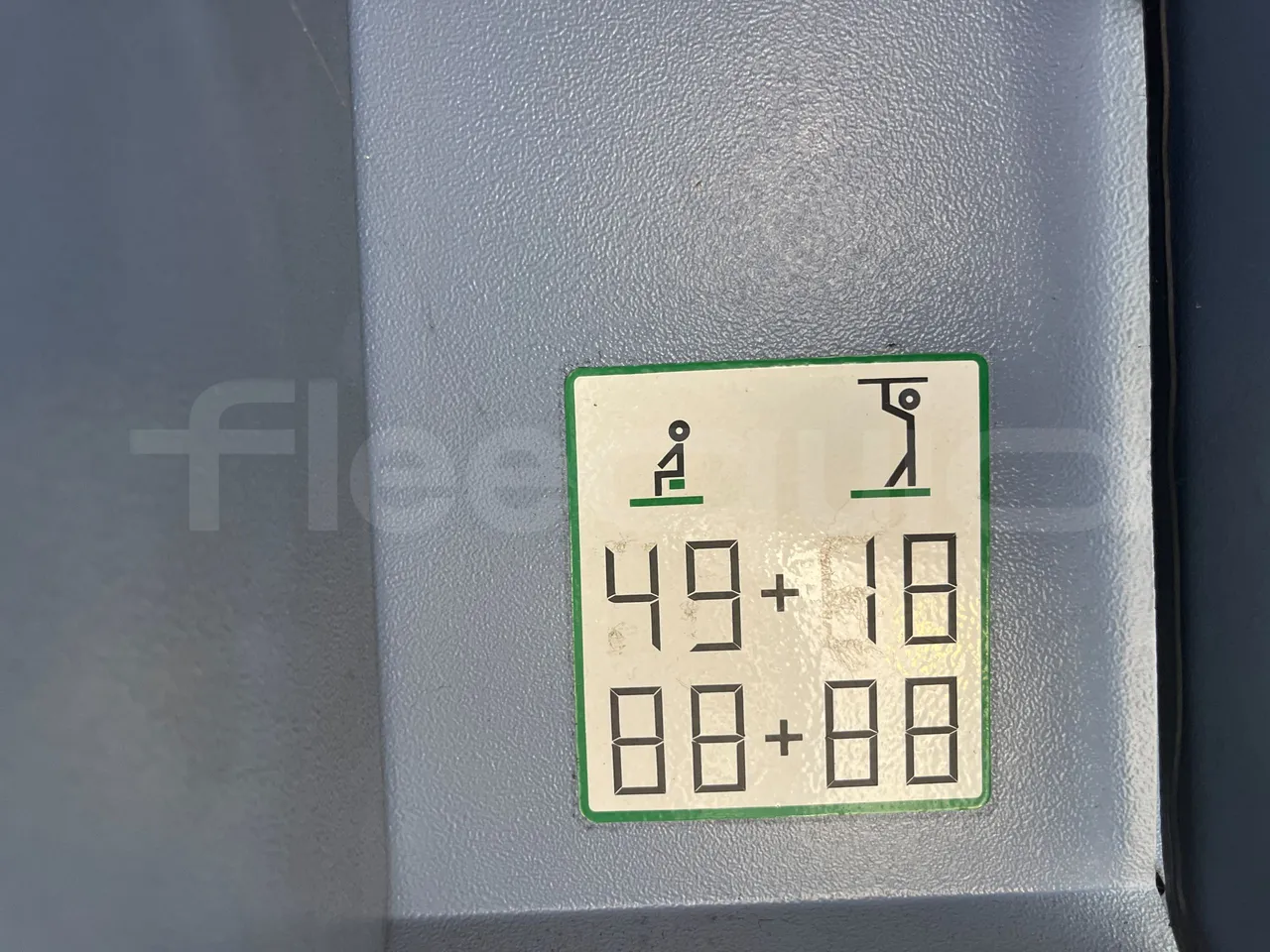 Iveco Arway - seat plate photo