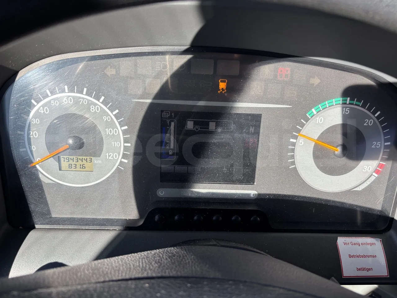 Mercedes-Benz Citaro - Dashboard Engine On