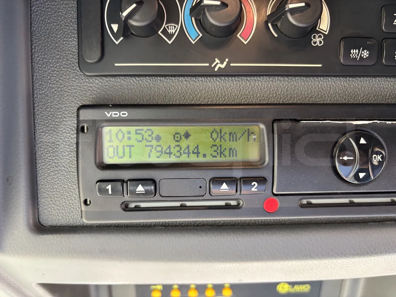 Mercedes-Benz Citaro - Tachograph