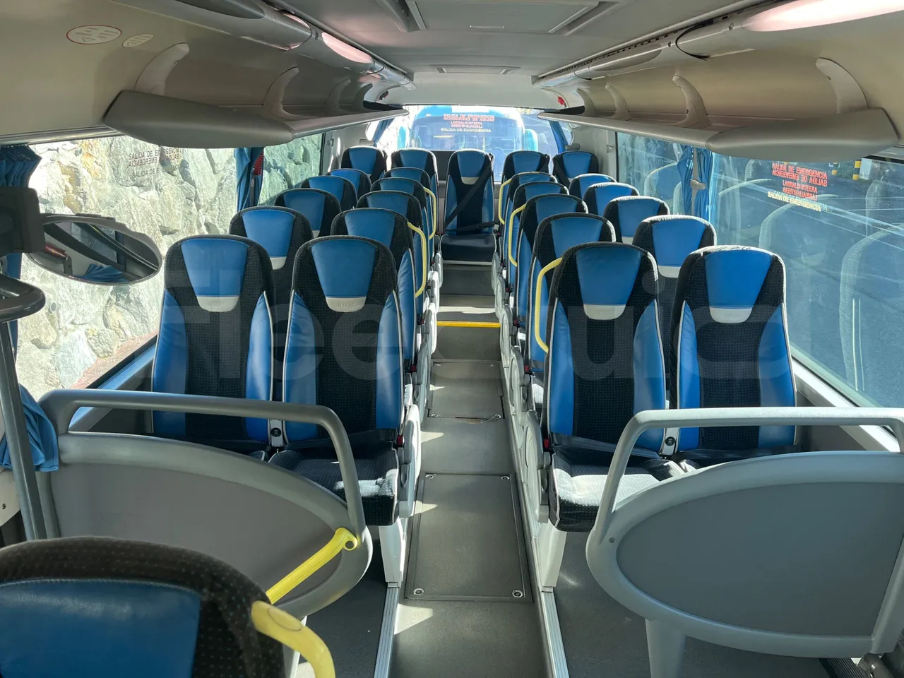 Scania Irizar i4H i4CD 11.48 - Euro6 - 302kW - 11.480mt - reverse view middle aisle