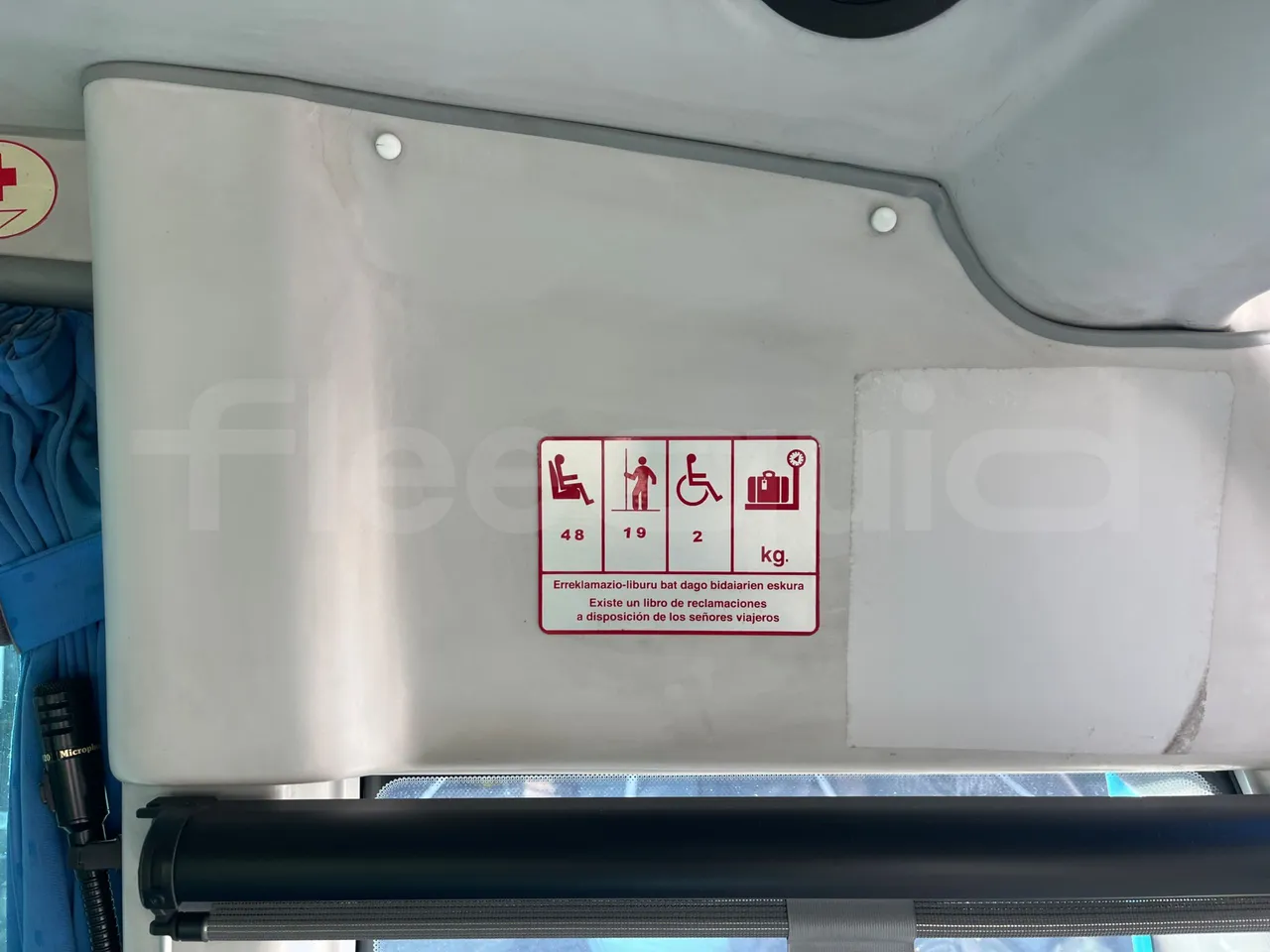 Scania Irizar i4H i4CD 11.48 - Euro6 - 302kW - 11.480mt - seat plate photo