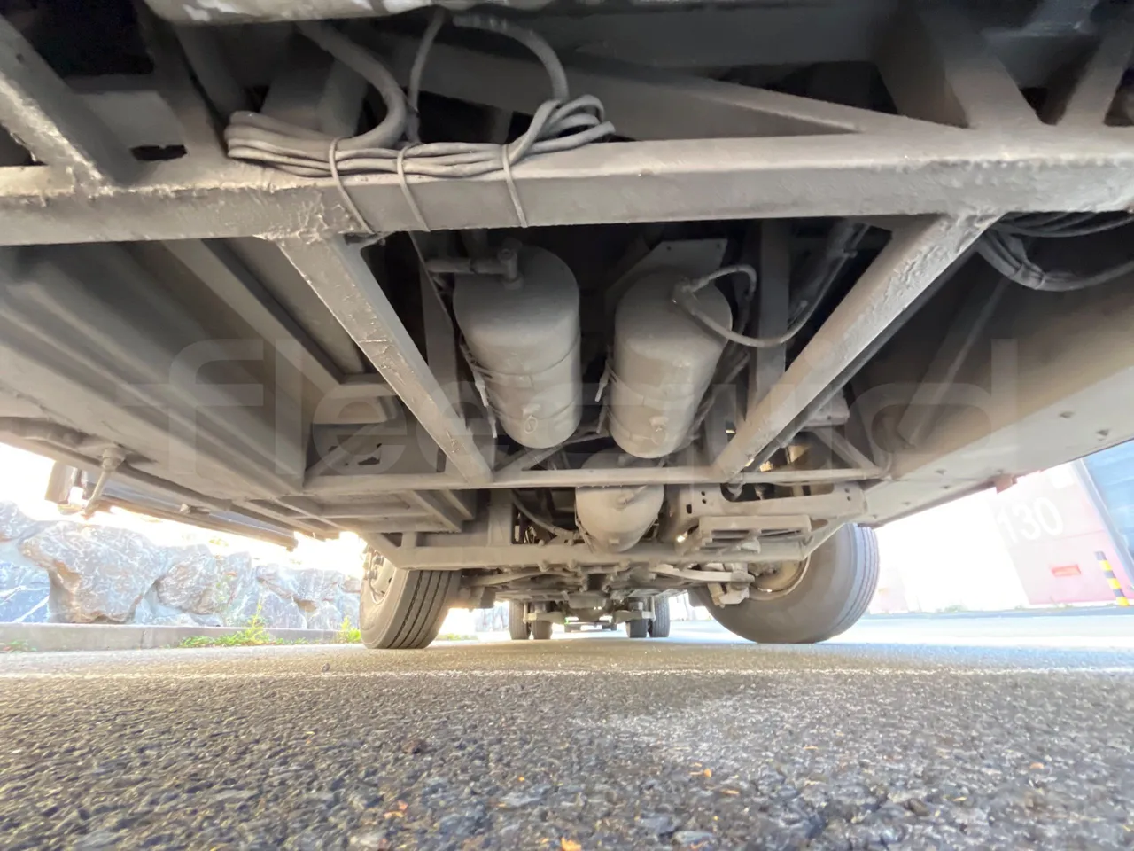 Scania Irizar i4H i4CD 11.48 - Euro6 - 302kW - 11.480mt - front undercarriage from front