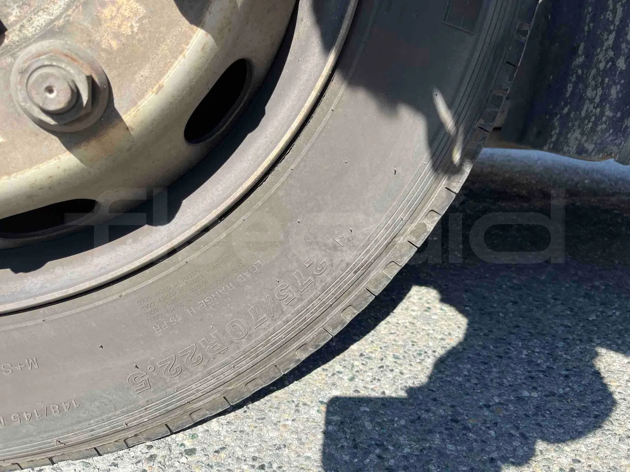 Bmc Alyos A5 - Euro5 - 228.03kW - 12mt - front left tire measurements