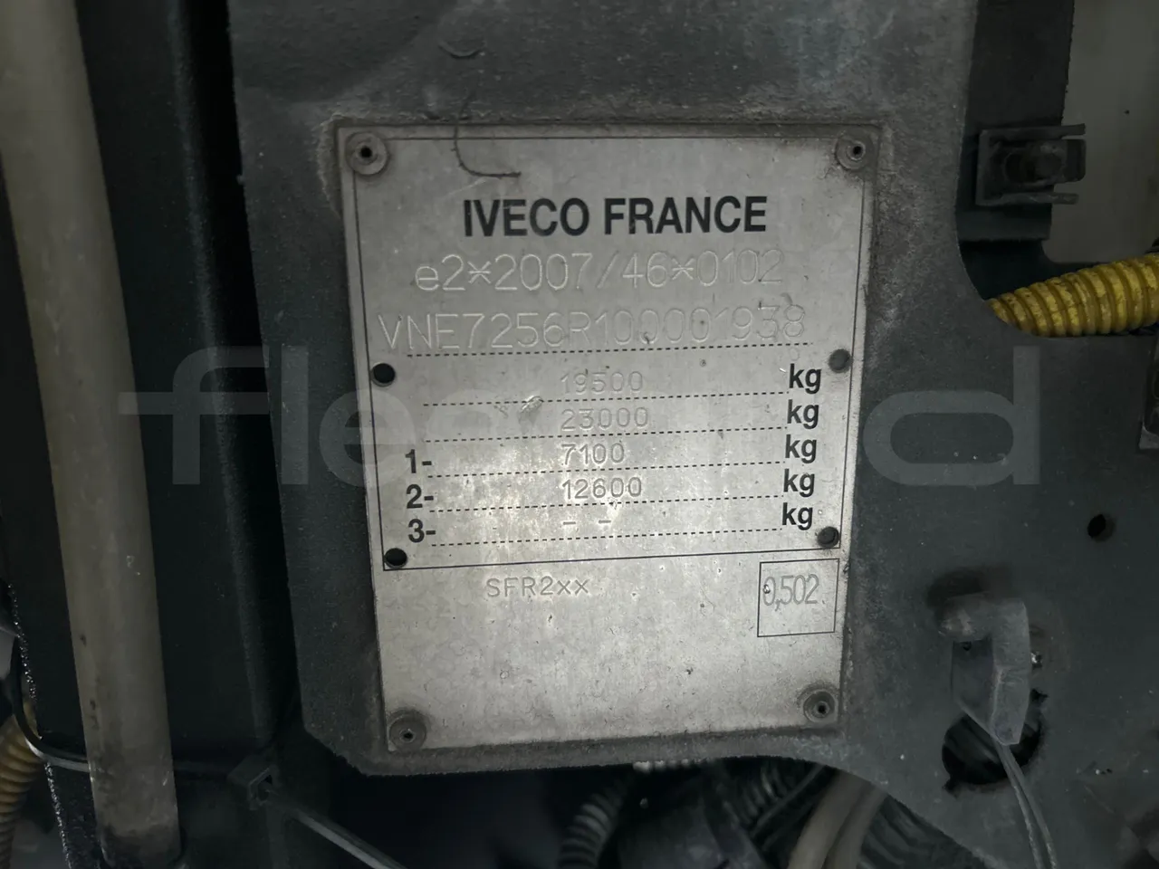 Iveco Magelys SFR2XX QC E8CU - EURO 6 - 294 Kw - 12.830 mt - vehicle plate photo