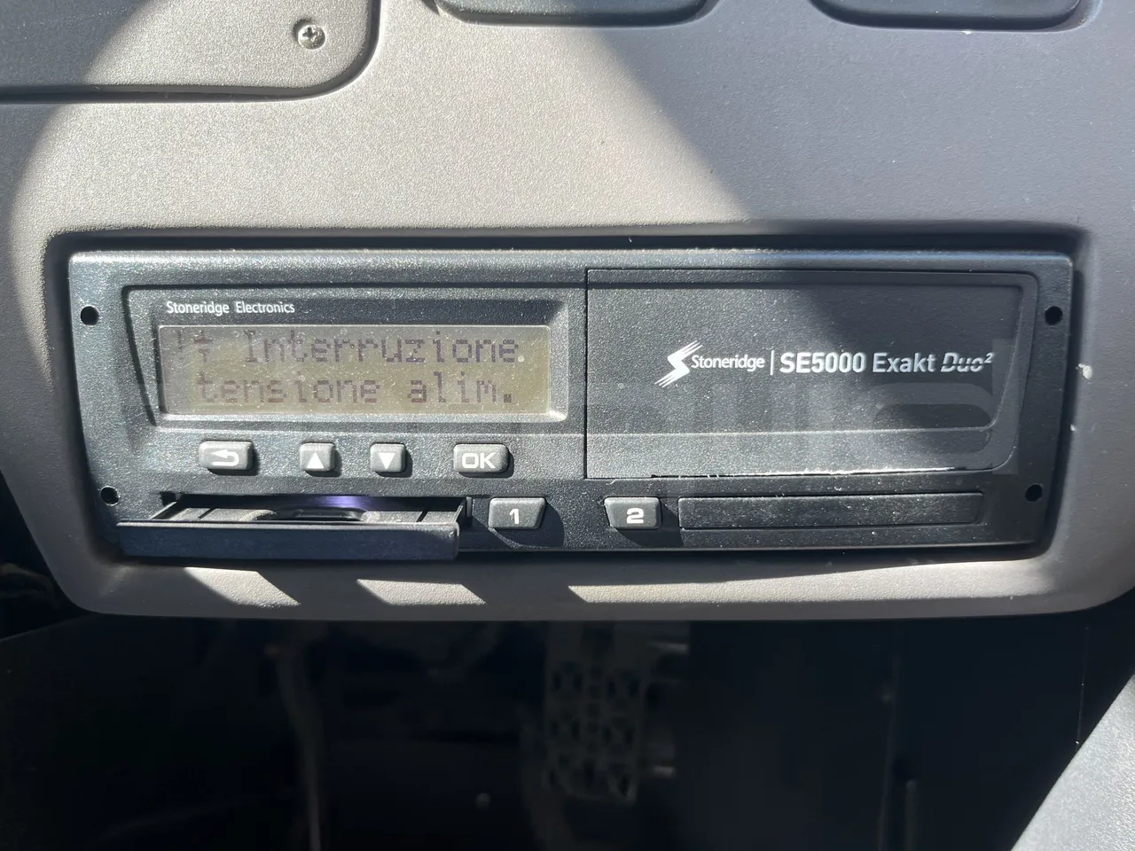Irizar Century - Tachograph