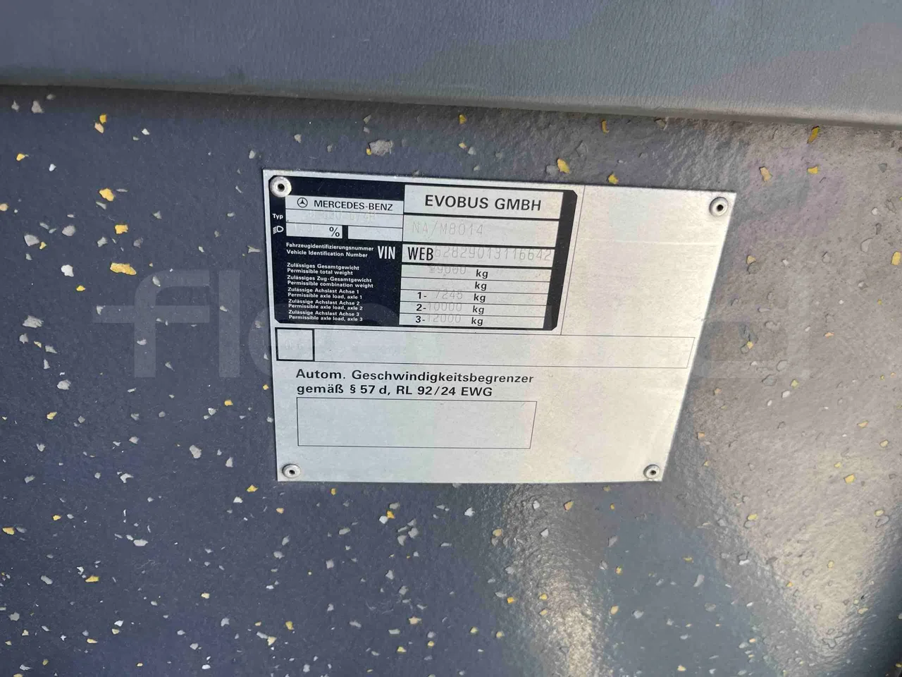 Mercedes-Benz Citaro G - Vehicle Plate