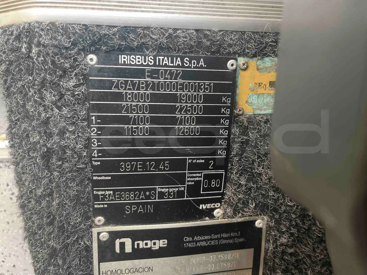 Iveco NOGE - external compartments photo