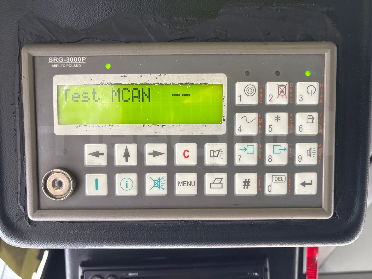 Solaris Urbino 18-Euro5-231kw-18m - command unit indicators