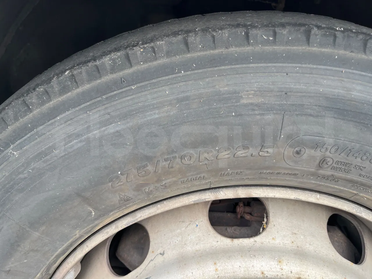 Scania Omnilink 12.00 -EUR5-206kW -12.000m - front left tire measurements