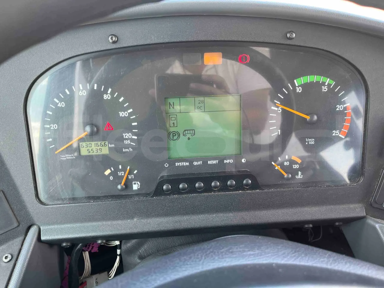 Setra S412 - Dashboard Engine On