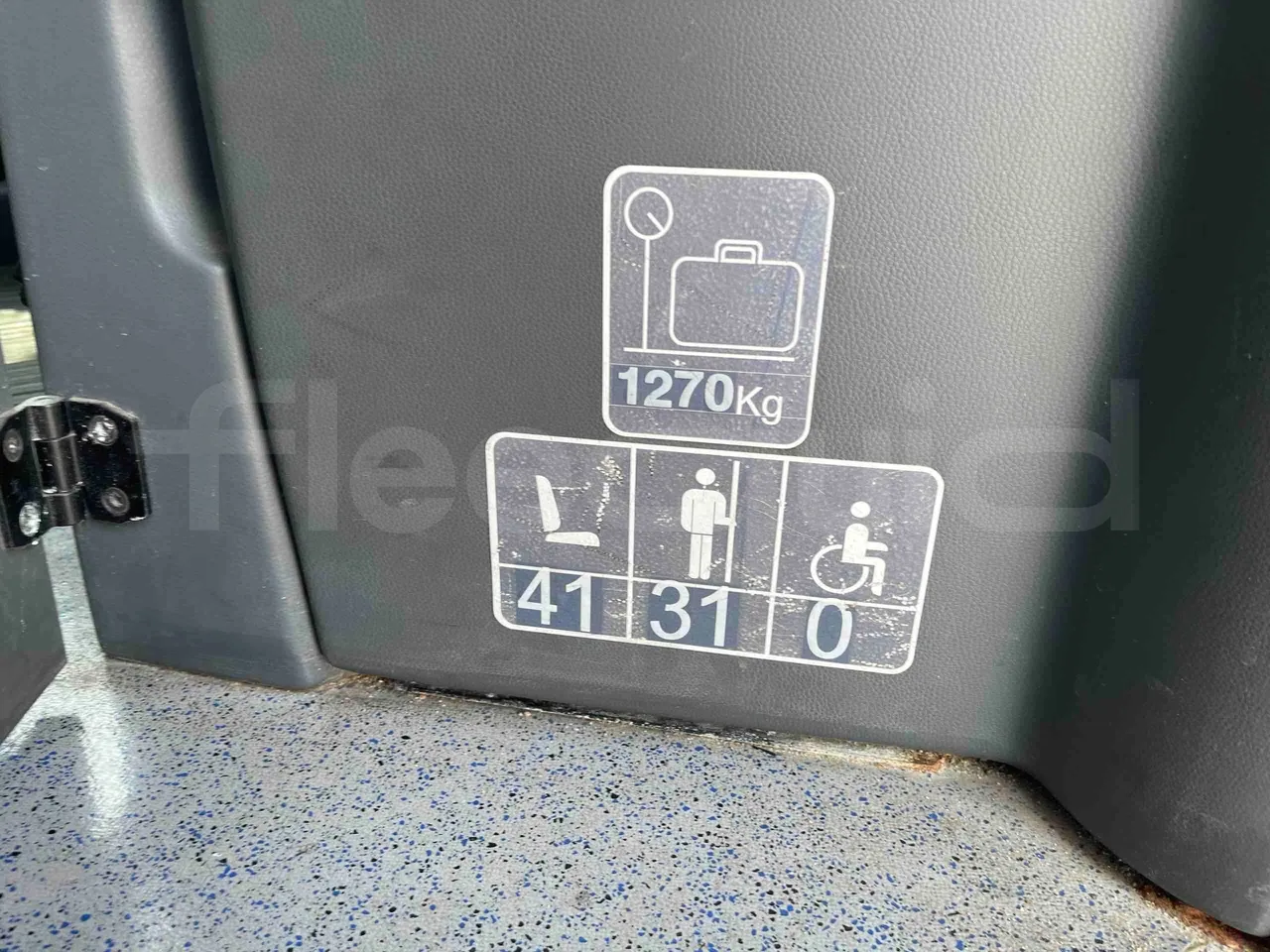 Setra S412 - Seats Plate