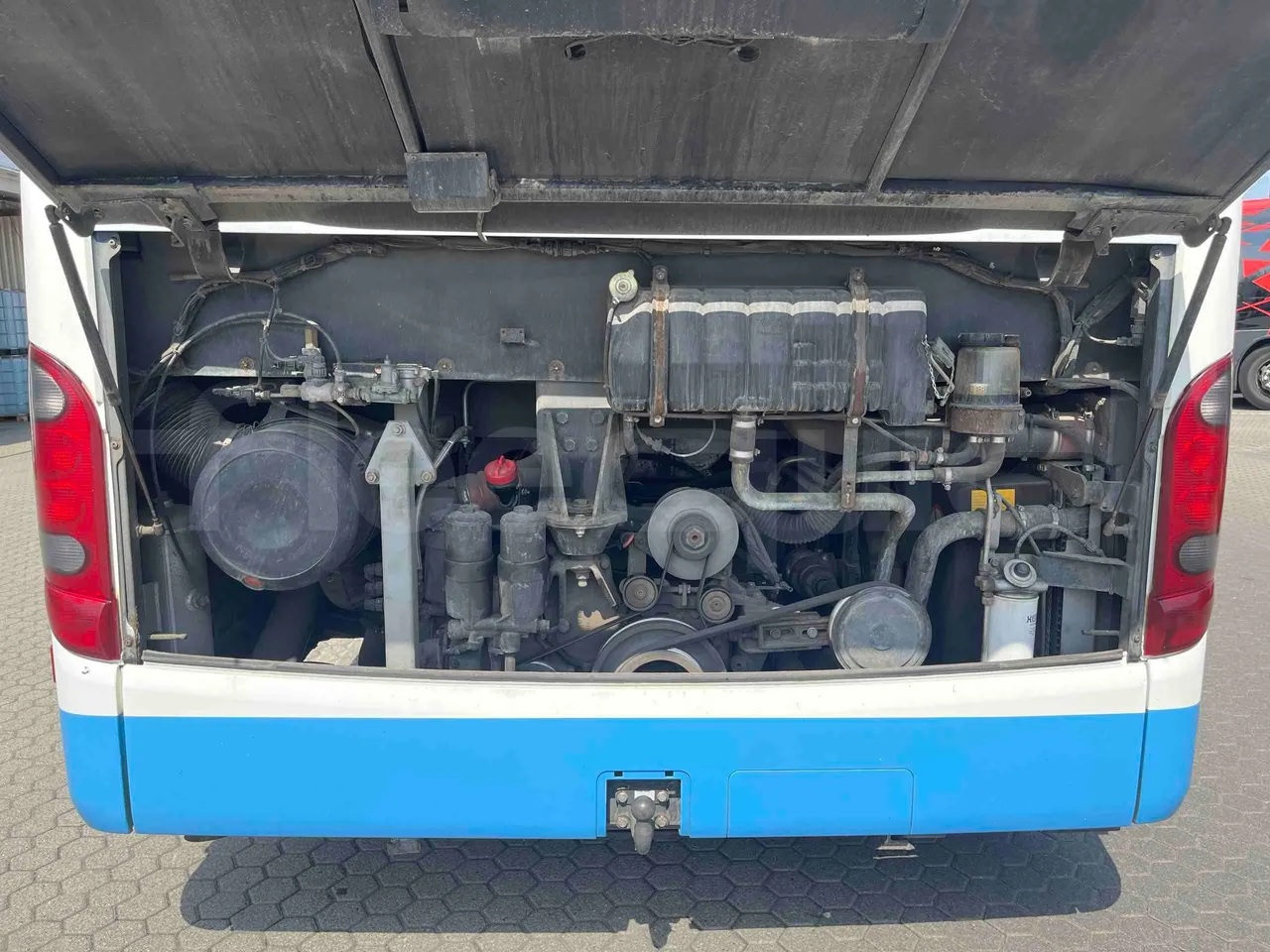 Setra S412 - Rear Hatch Open