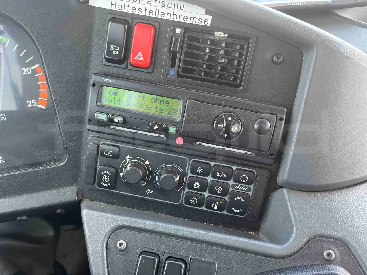 Setra S412 - Tachograph
