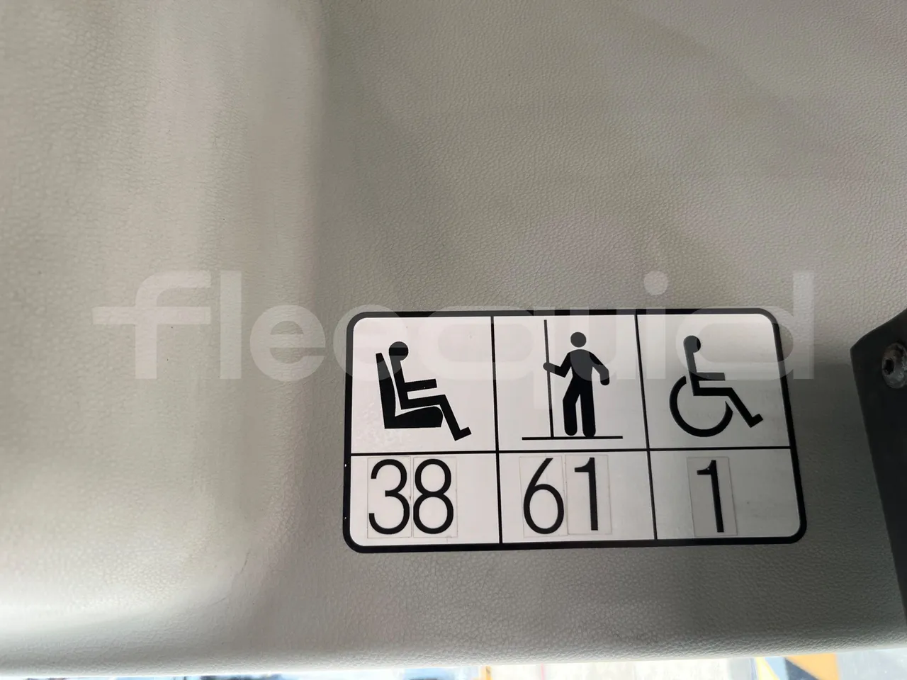 Mercedes-Benz Citaro O 530 - Euro3 - 205kW - 12mt - seat plate photo