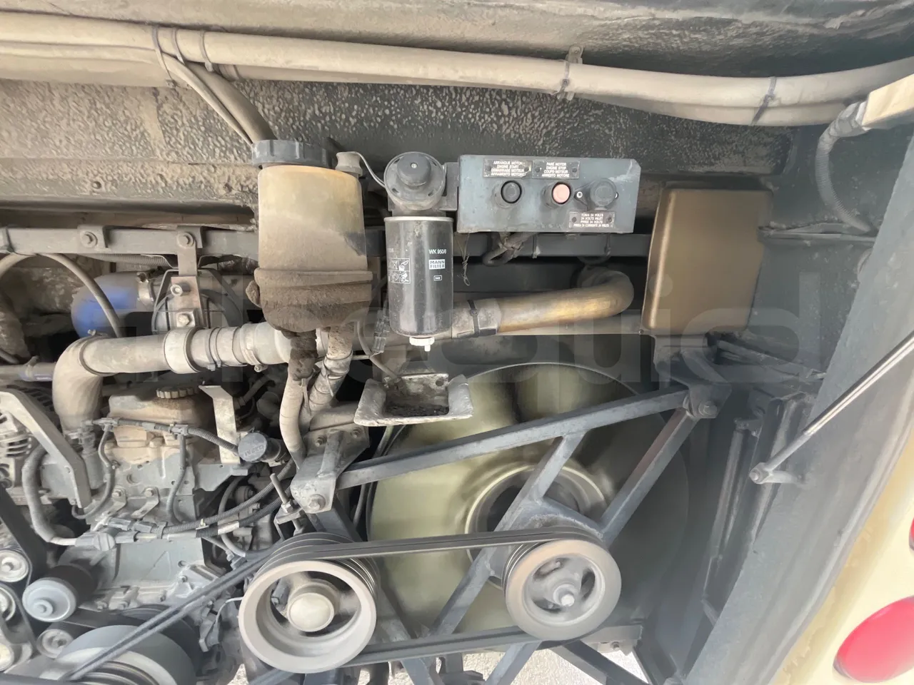 Irisbus Andecar VII 5 395EF4A - Euro4 -  220kW -10.200mt - engine plate photo